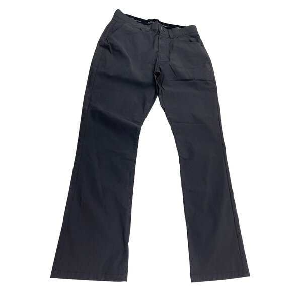 Eddie Bauer Mens Stretch Water-Repellent Pants 34x32 Black Durable Comfortable - Picture 1 of 7
